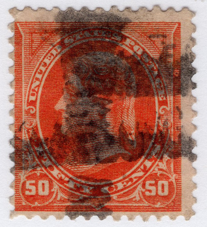 U.S. #260 50c Jefferson - Used