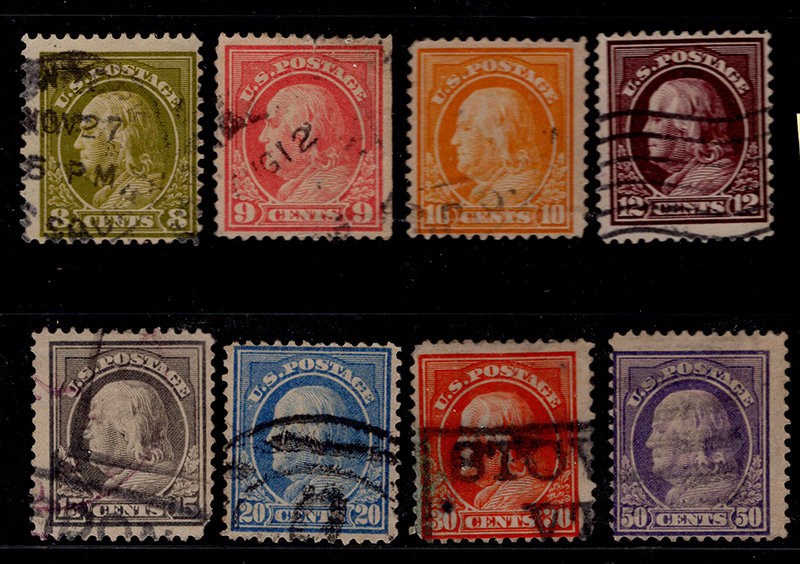 U.S. #414-21 Used