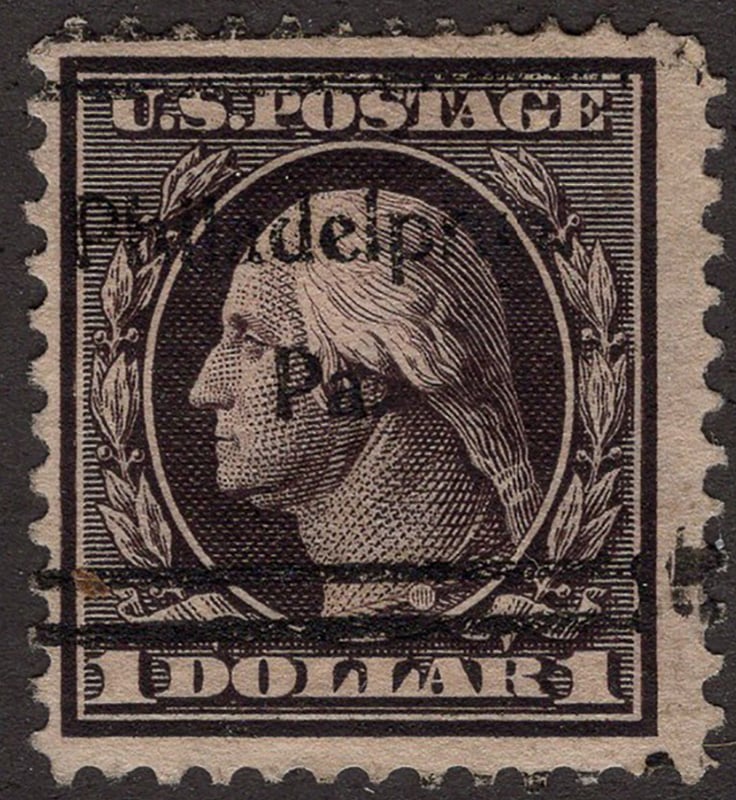 U.S. #342 Pre-cancel