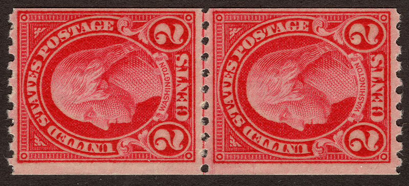 U.S. # 606 Line Pair MNH