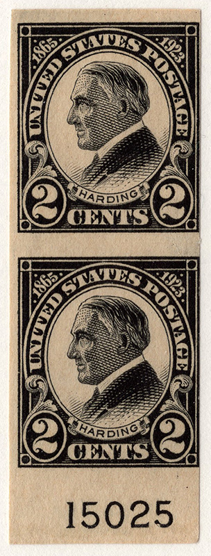 U.S. # 611 Plate No. Pair MNH