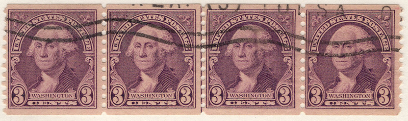 U.S. #721 Joint Line Pair Used