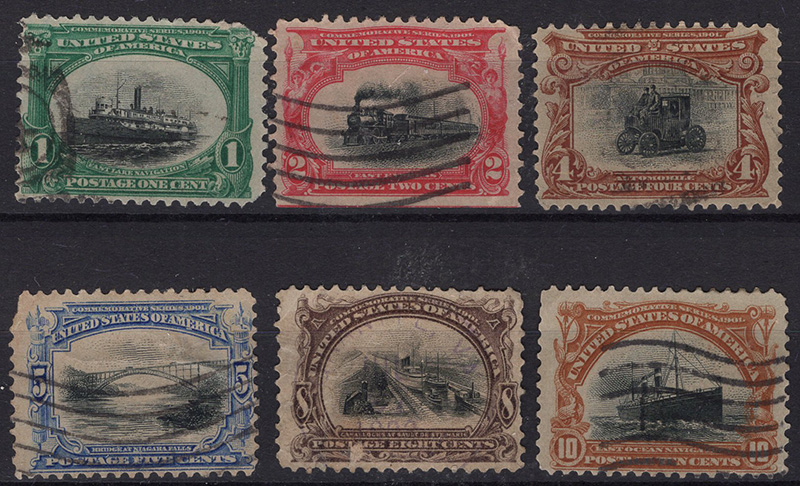 U.S. #498-518 Used