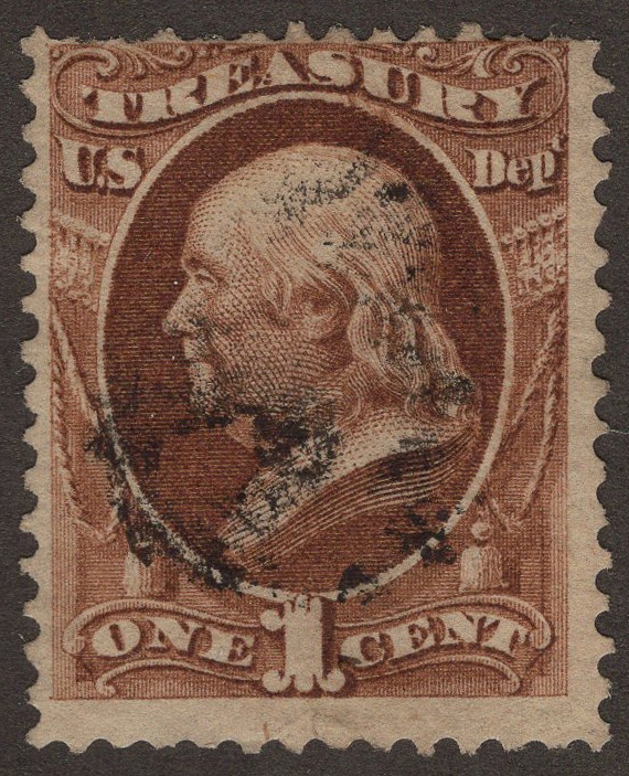 U.S. #O72 Used