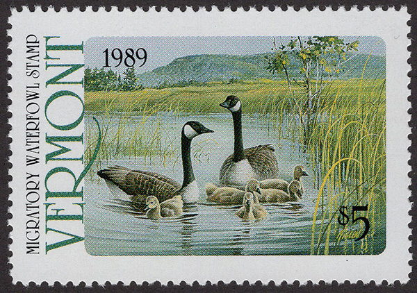 Vermont Duck Stamp 1989