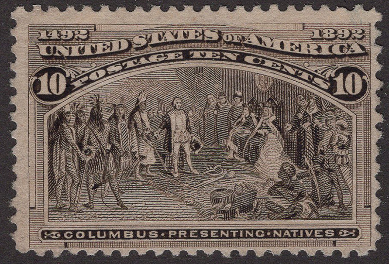 U.S. #237 10c Columbian  Mint NG