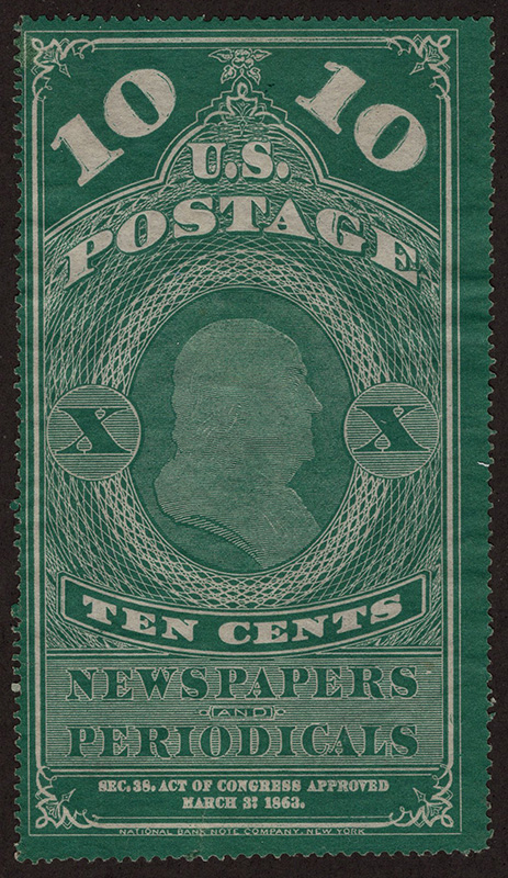 U.S. #PR2 Newspaper & Periodicals