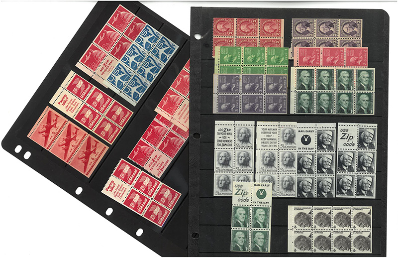 U.S. Booklet Panes Assortment