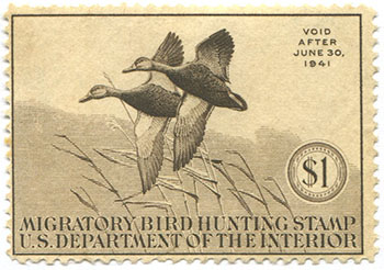 U.S. #RW7 Mallards