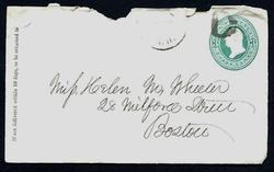 U.S. #U159 'C' Cancel