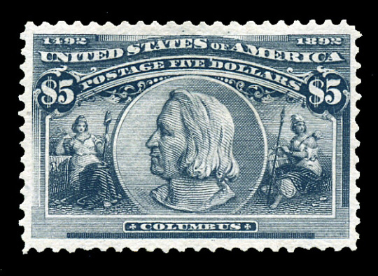 U.S. #245 $5 Columbian Mint
