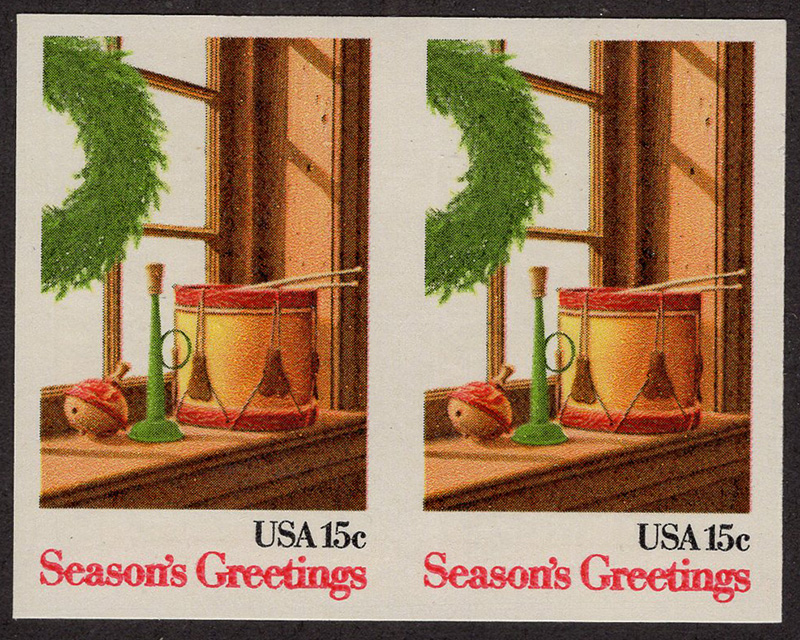 U.S. #1843a Imperf Pair