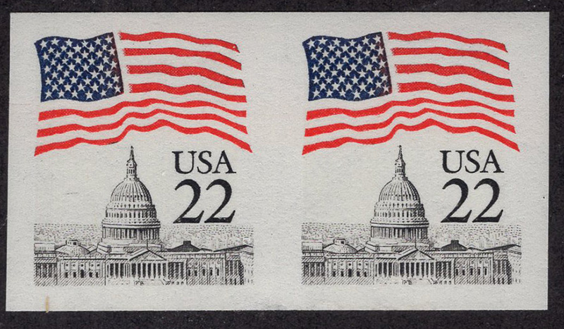 U.S. #2115g Imperf Pair