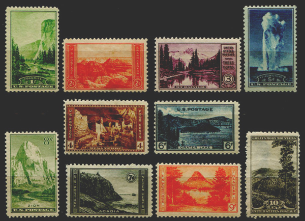 U.S. #740-49 Mint