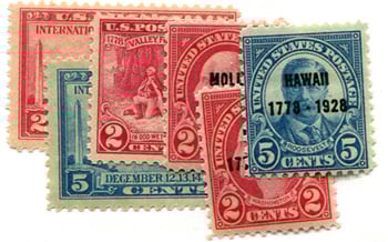 U.S. #645-50 1928 Year Set MNH