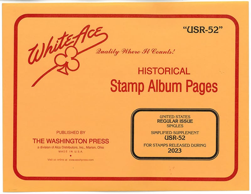 White Ace U.S. Regular Issues, Simplified 2023 USR-52