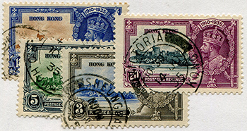 Hong Kong #147-50 Used