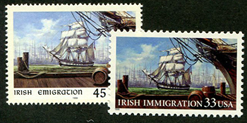 Ireland #1168 and U.S. #3286 joint Issue