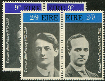 Ireland #285a-87a MNH