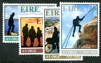 Ireland #498-501 MNH