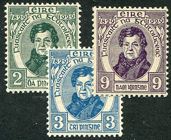 Ireland #80-82 Mint