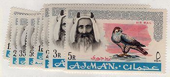 Ajman #1-18 MNH