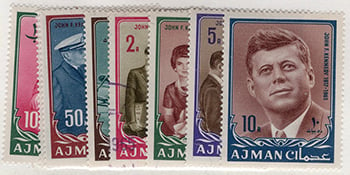 Ajman #19-26 MNH