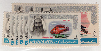 Ajman #C1-9 MNH