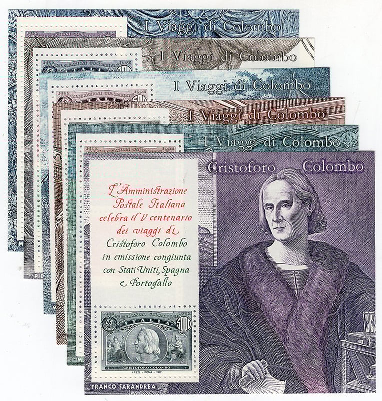 Italy 1883-88 The Voyages of Columbus